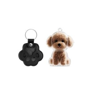 DOG FUR MEMORIAL KEEPSAKE KEYCHAIN SET